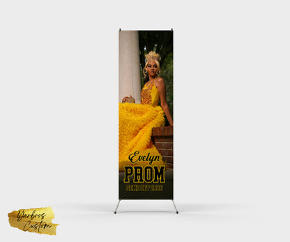 X- Banner ( 24"X 72") Vinyl ( Birthday,Wedding , Prom)