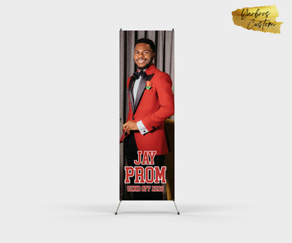 X- Banner ( 24"X 72") Vinyl ( Birthday,Wedding , Prom)