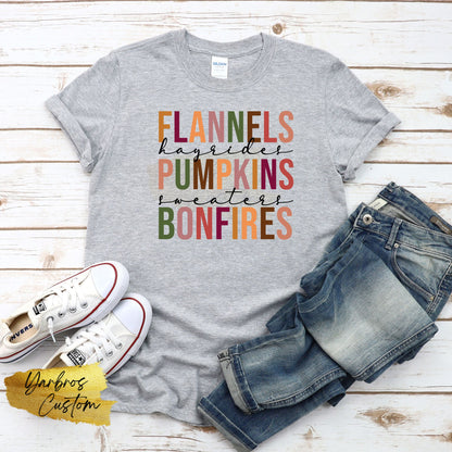 Flannels hayrides Pumpkins sweater Apparel