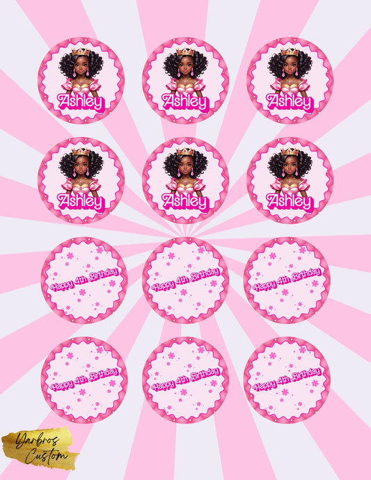 Barbie Edible Image