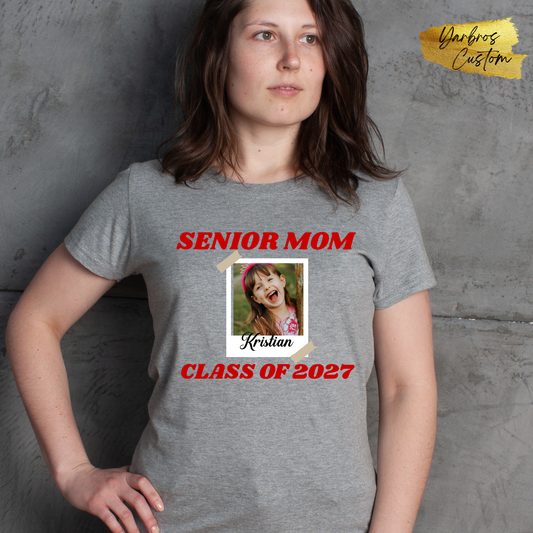 Senior Mom Polaroid T-shirt