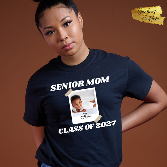Senior Mom Polaroid T-shirt