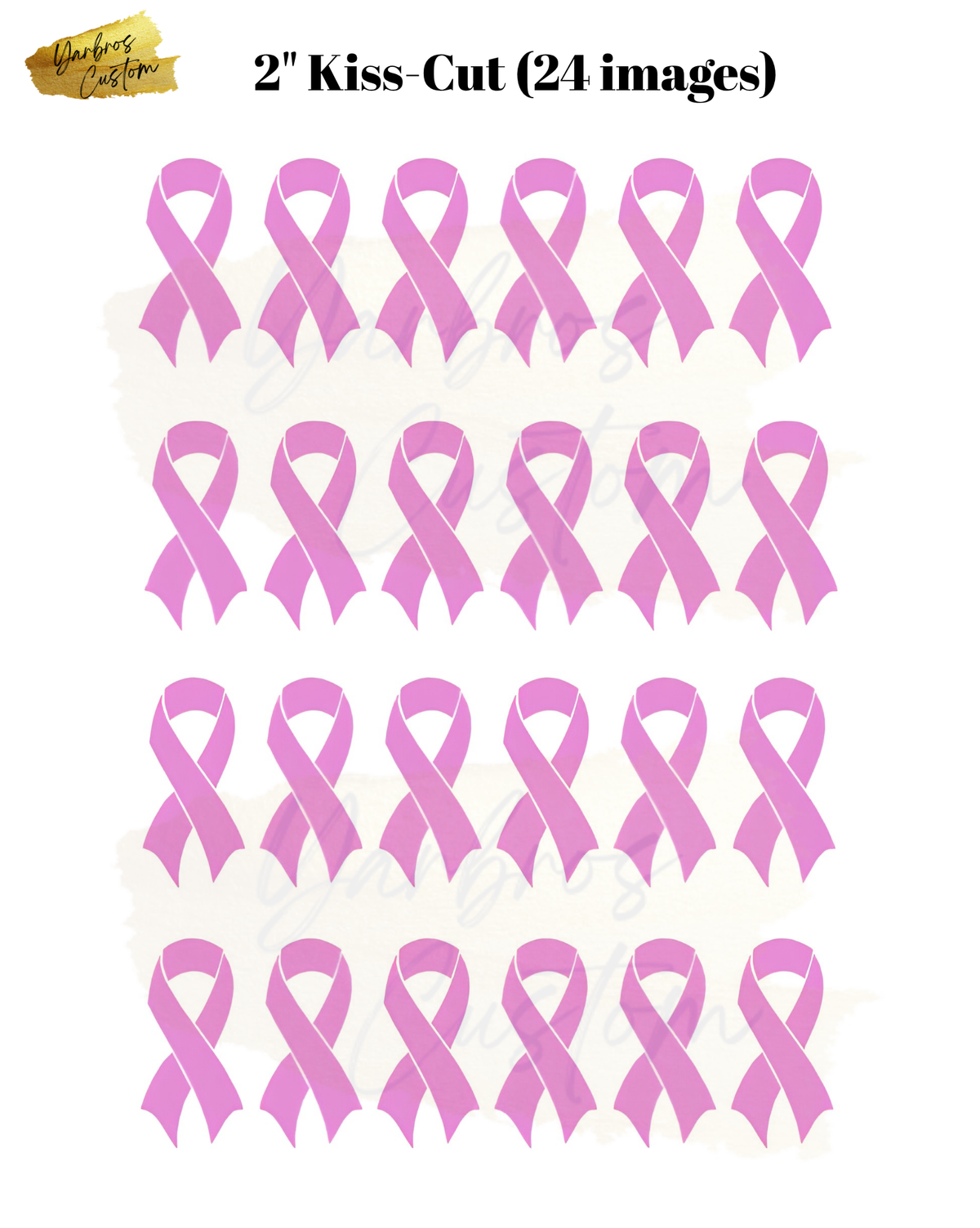 Breast Cancer Ribbon Edible Images