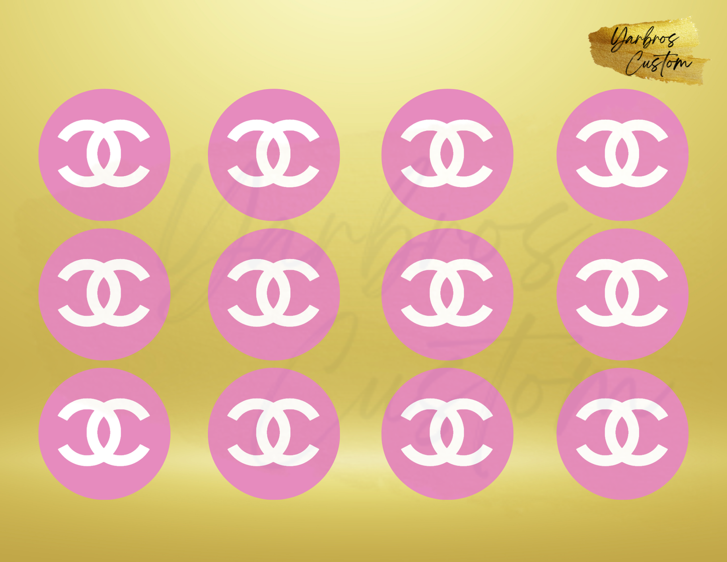 Edible 2" Circle Images