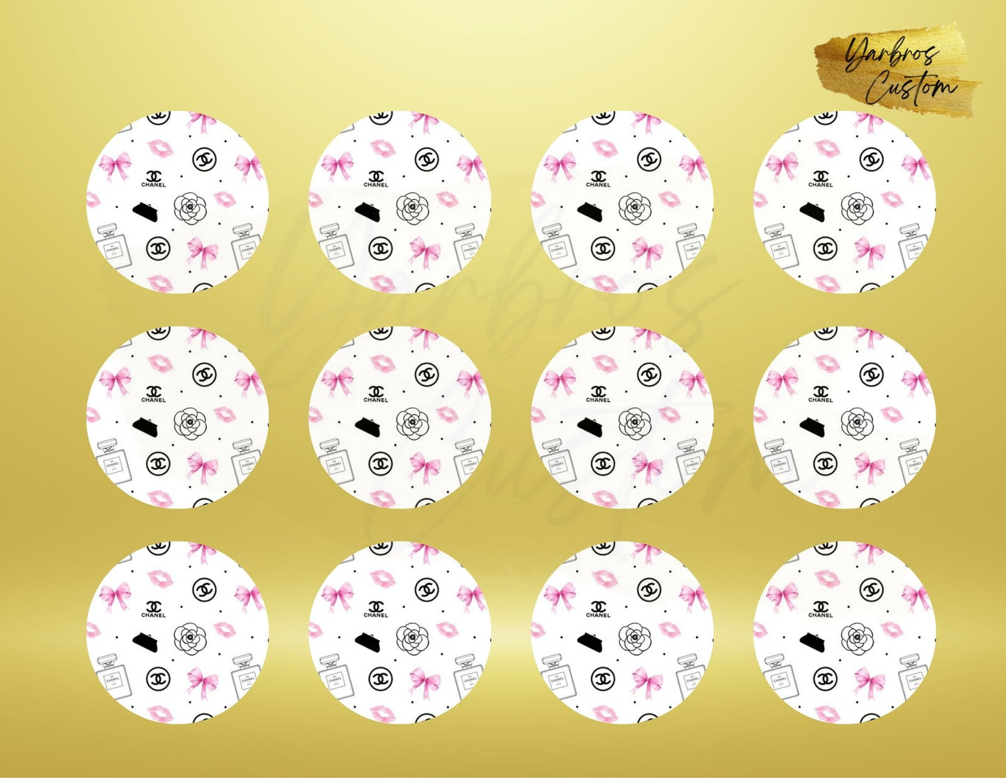 Edible 2" Circle Images