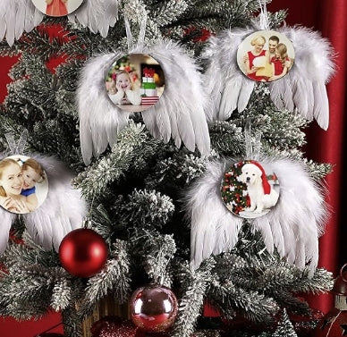Angel Wings Memorial Christmas Ornament