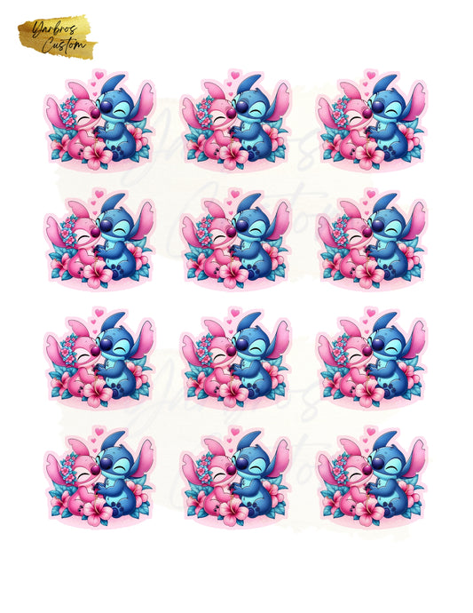 Angel & Stitch Edible Image