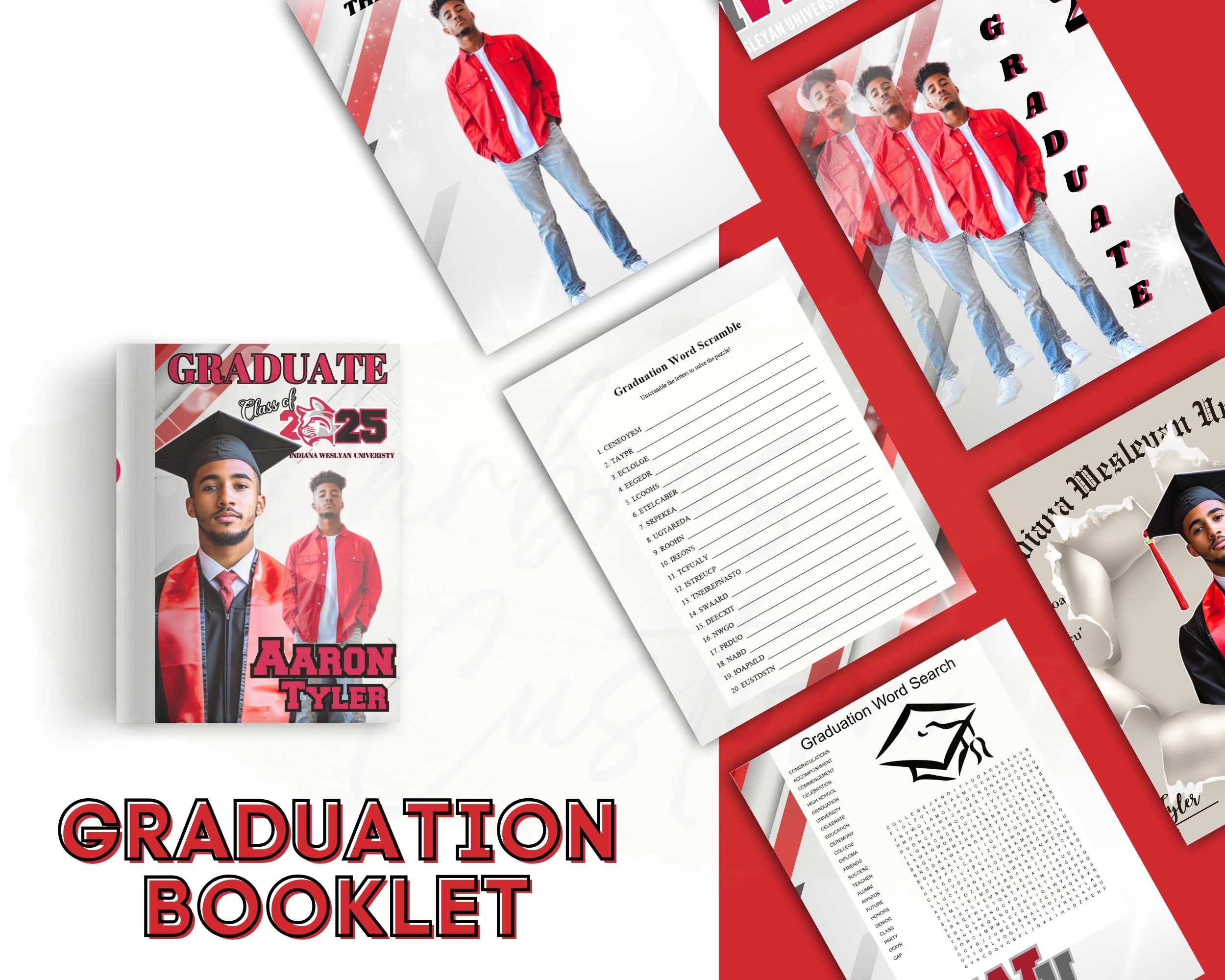 Graduation Exercise Book Graduation Activity Booklet – Yarbros Custom