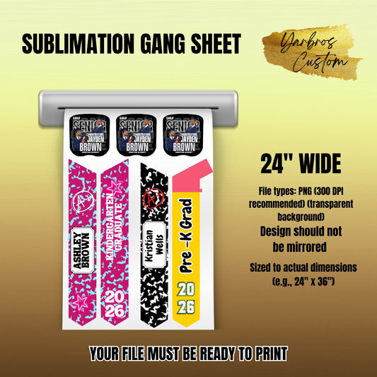 Sublimation Gang Sheet