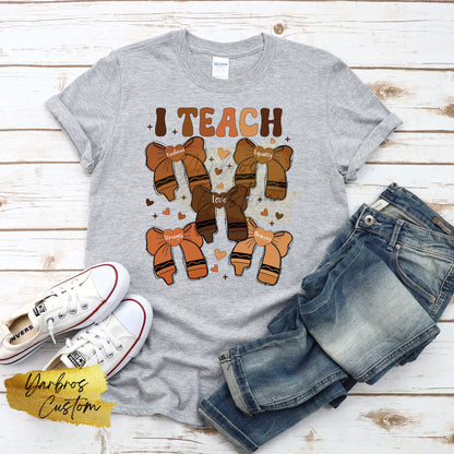 Thankful Grateful Blessed Teacher Tee