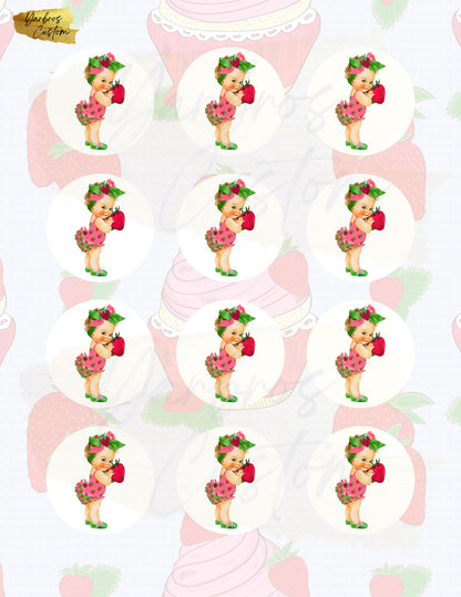 Strawberry Shortcake Edible Images