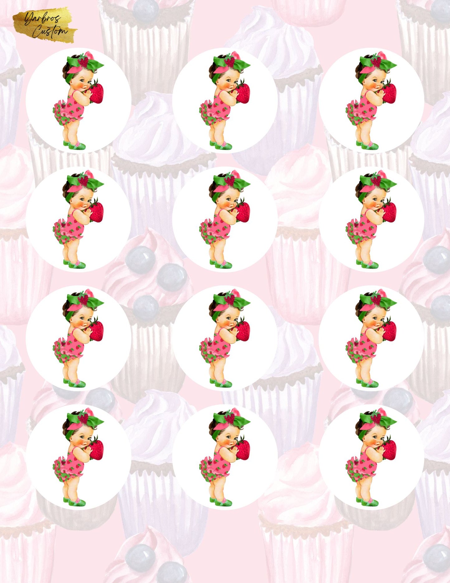 Strawberry Shortcake Edible Images