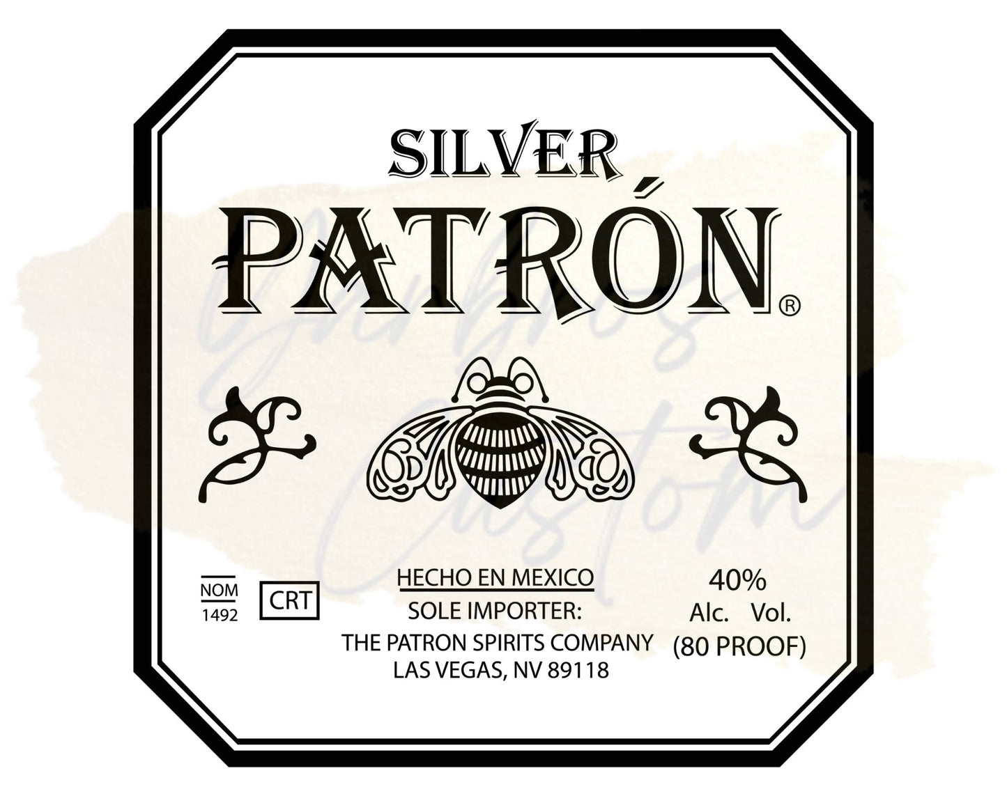Patron Edible Image