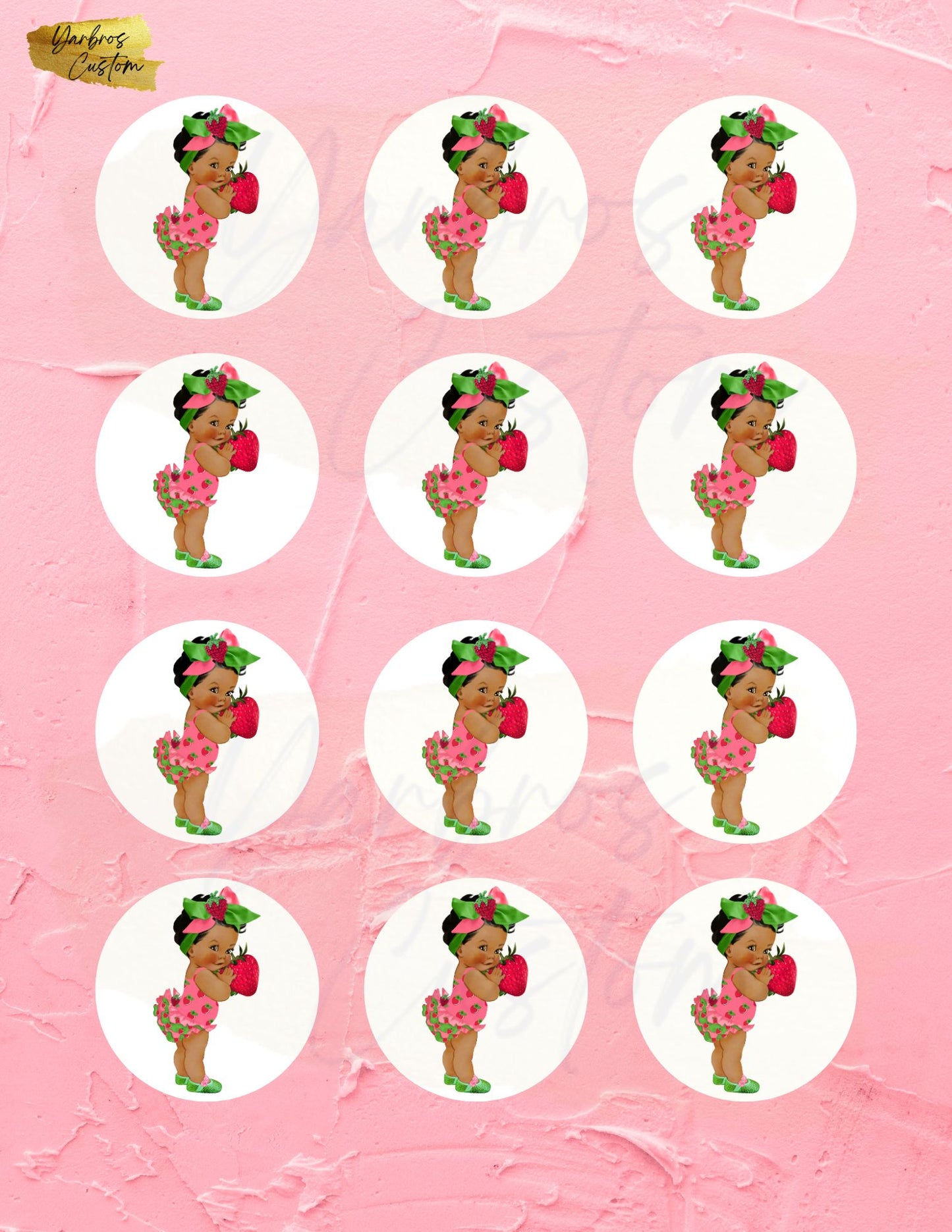 Strawberry Shortcake Edible Images