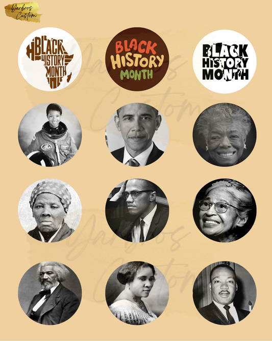 Black History Edible Images Sheet